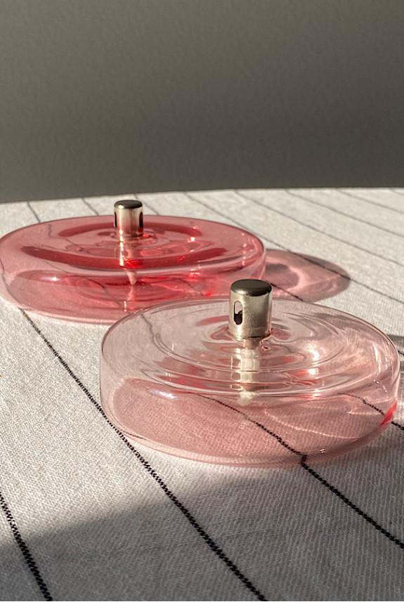 Lampe a huile tea light pink xl bazardeluxe